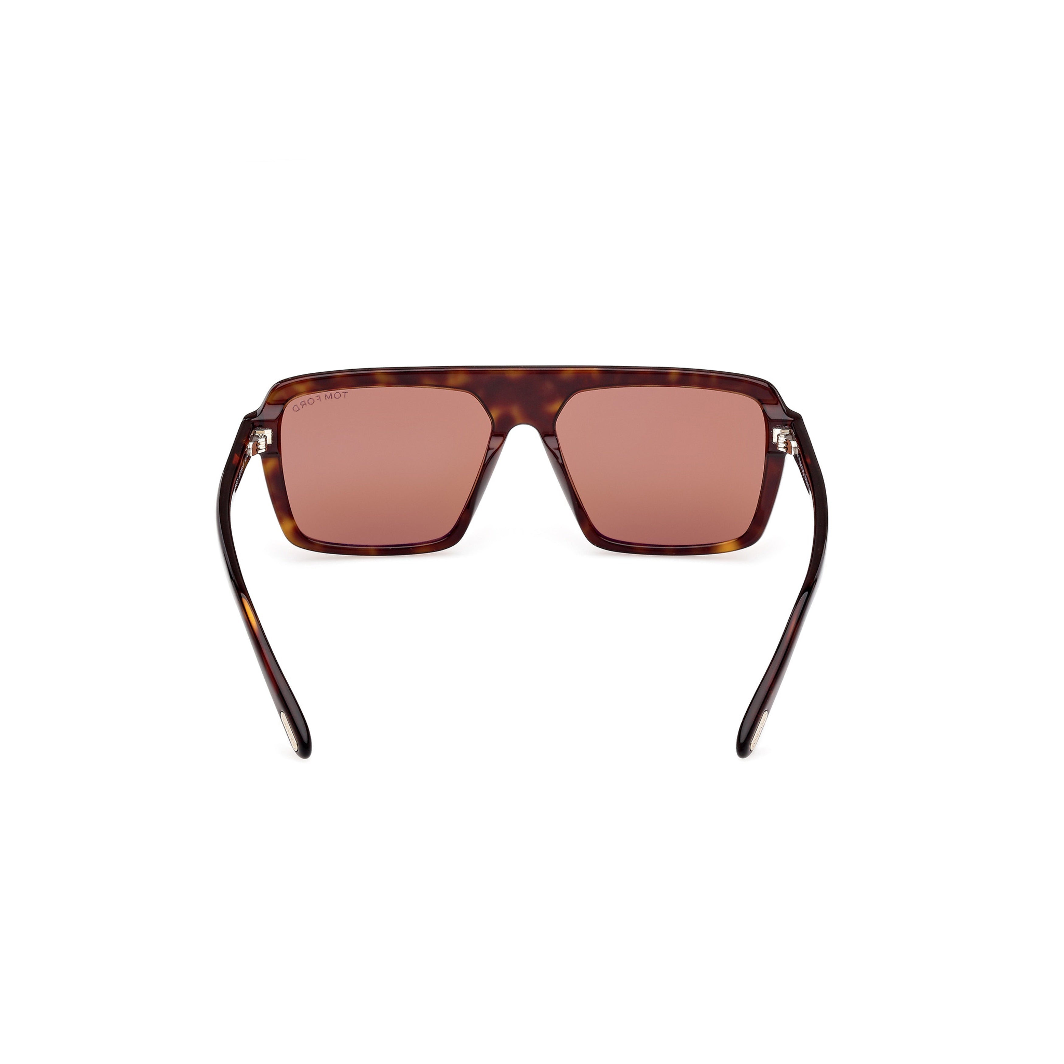 Ft1176 Rectangular Tortoiseshell Acetate Sunglasses