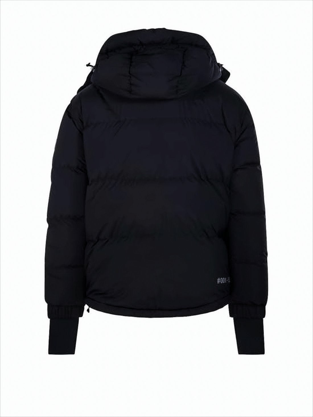 Quilted Down Jacket with High Collar