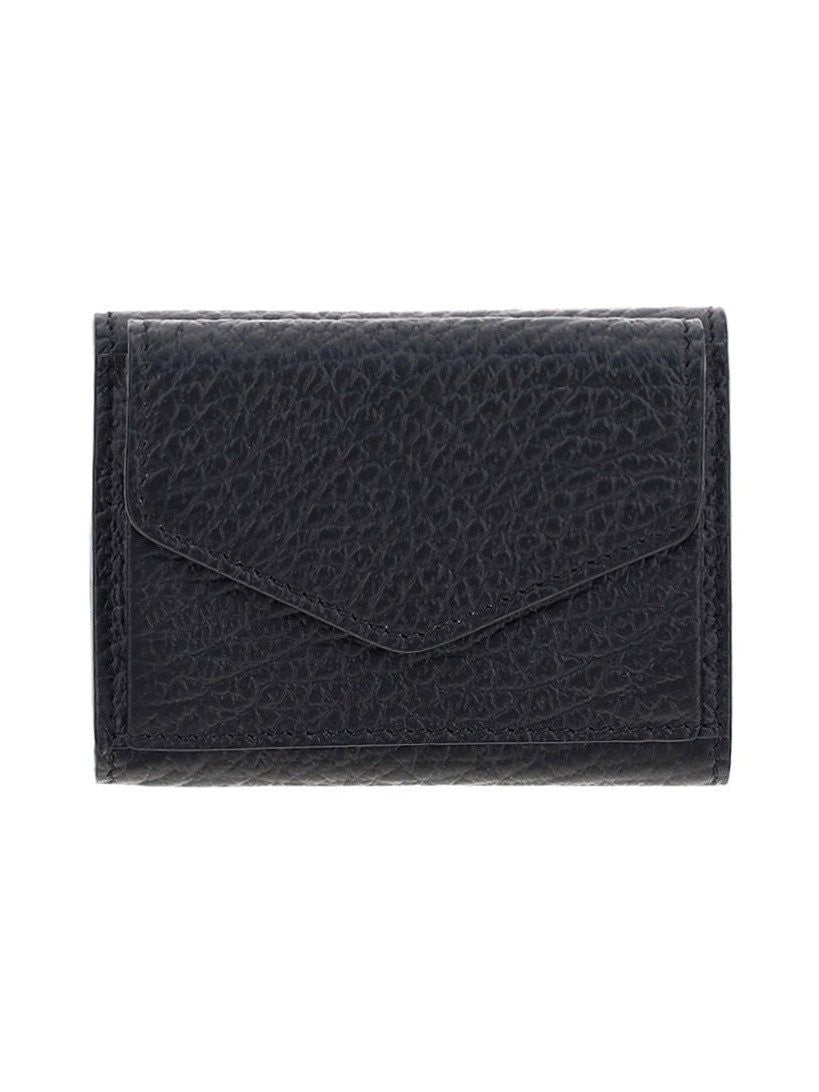 Textured Calf Leather Bifold Wallet