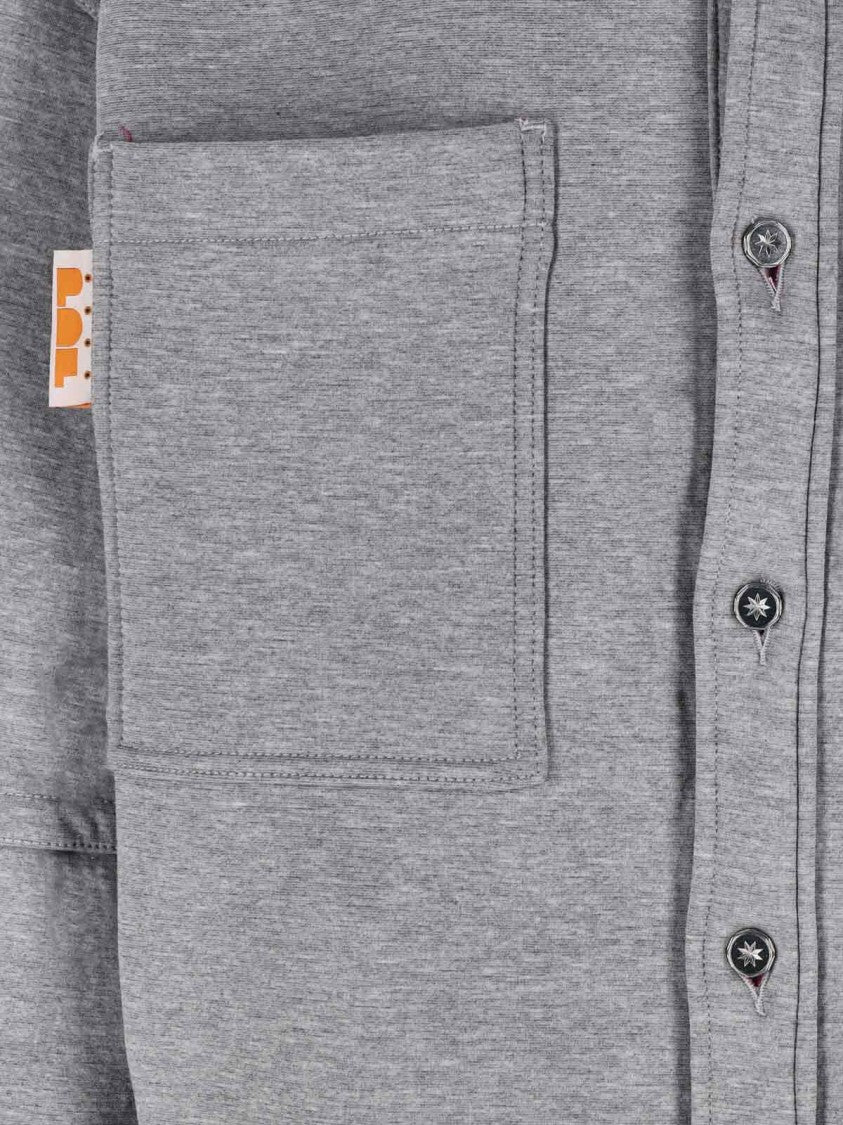 Logo Hooded Cardigan – Grey