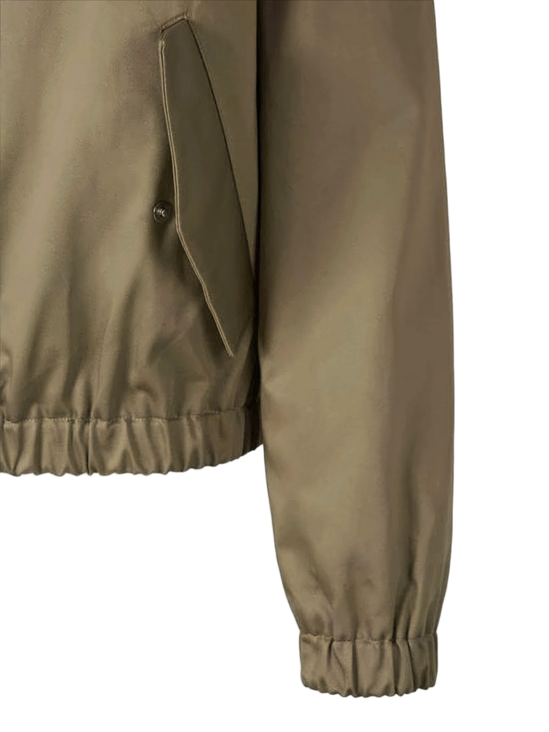 Cropped Matte Finish Bomber Jacket