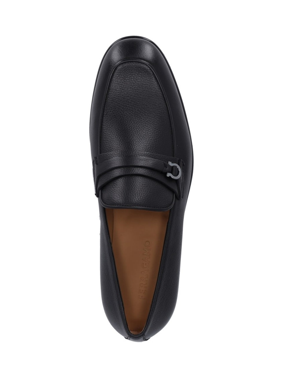 "Gancini" Loafers – Black