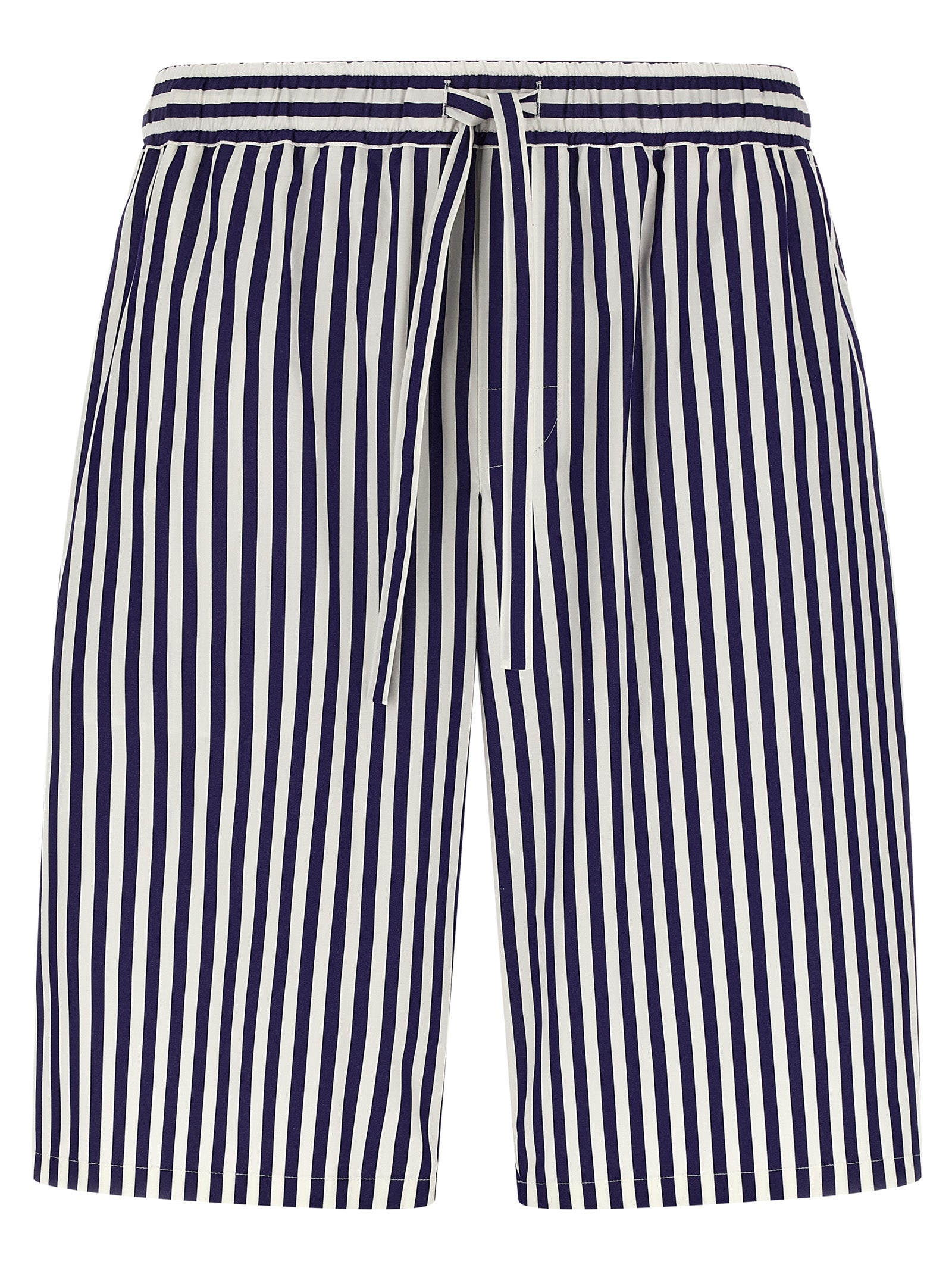 Striped Bermuda Shorts
