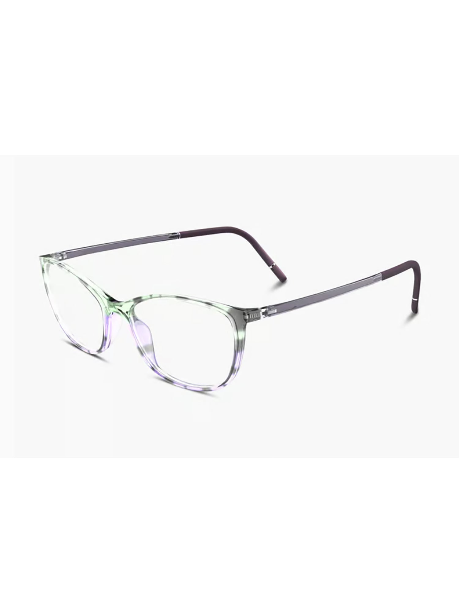 Sleek Gradient Optical Frames with Contrasting Temples