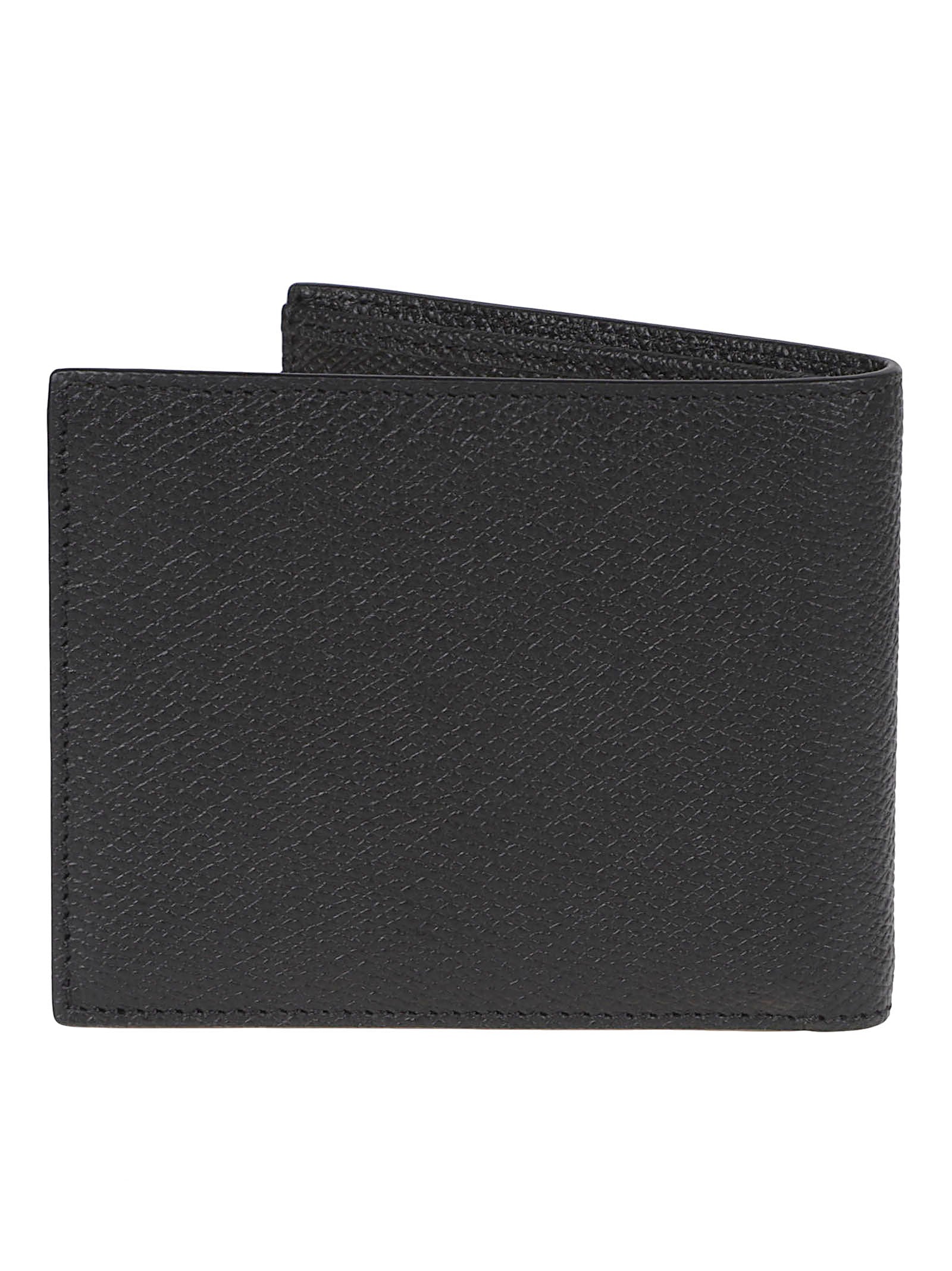 Textured Calf Leather Bifold Wallet