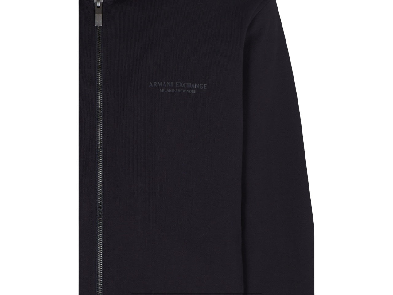 Zip-Up Sweatshirt With Drawstring Hood