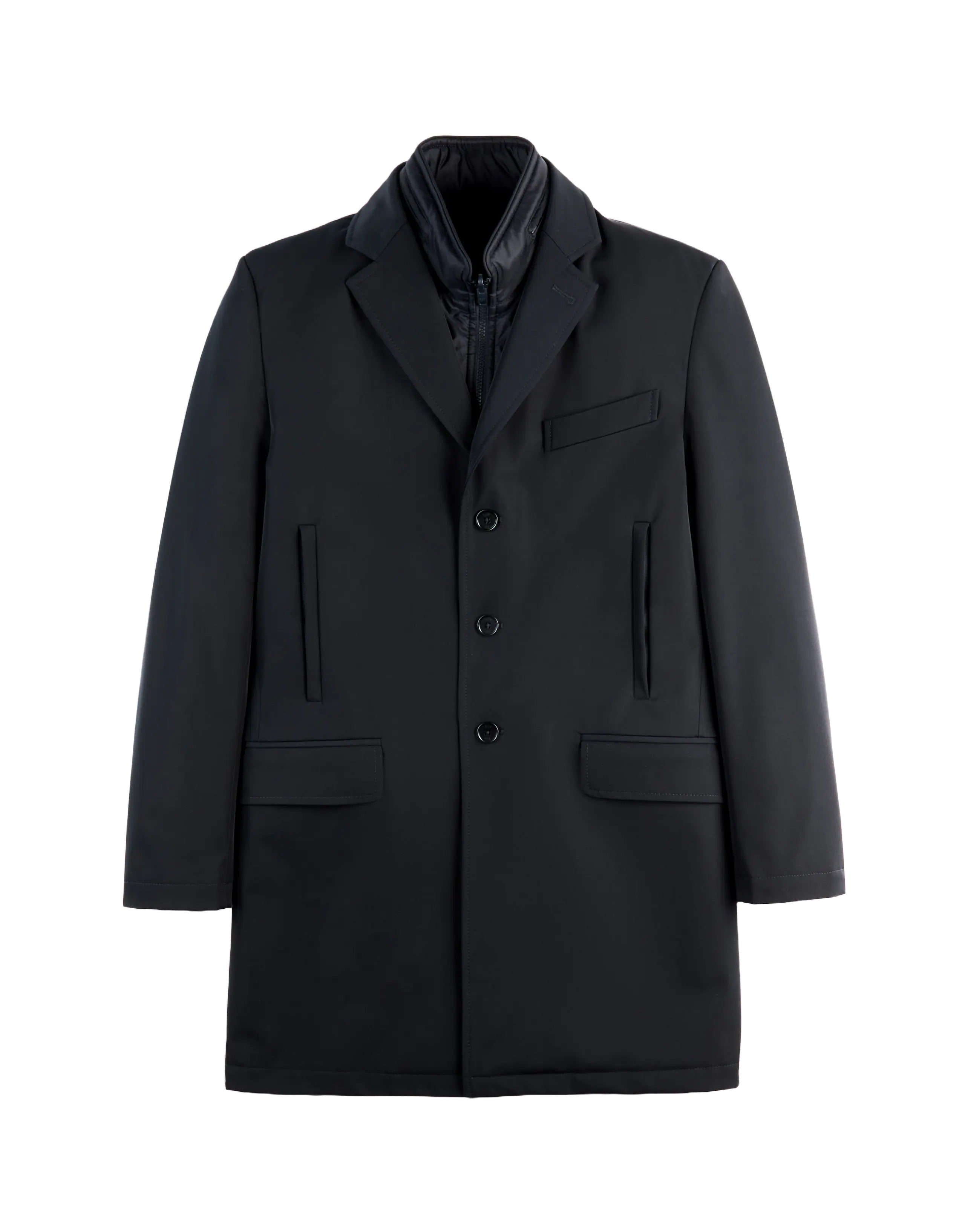 Tailored Blue Stretch Db Coat