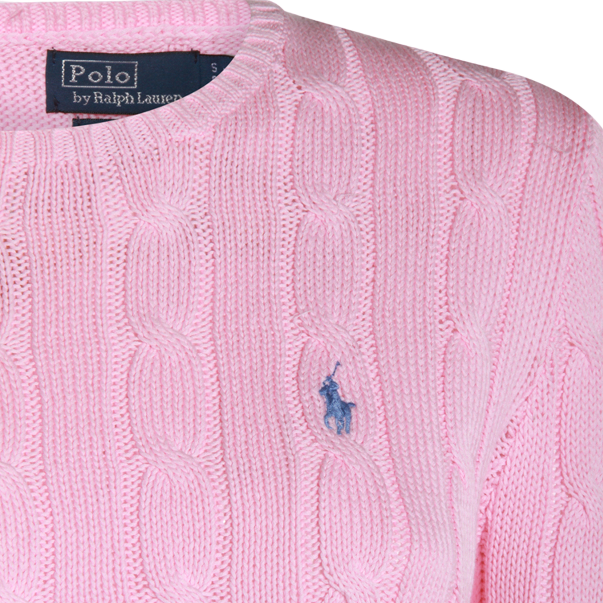 Cable Knit Crew Neck Sweater