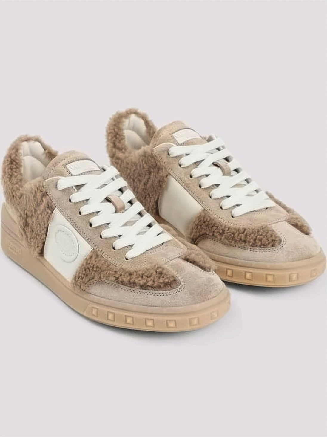 Luxe Wool-Blend Low-Top Sneakers