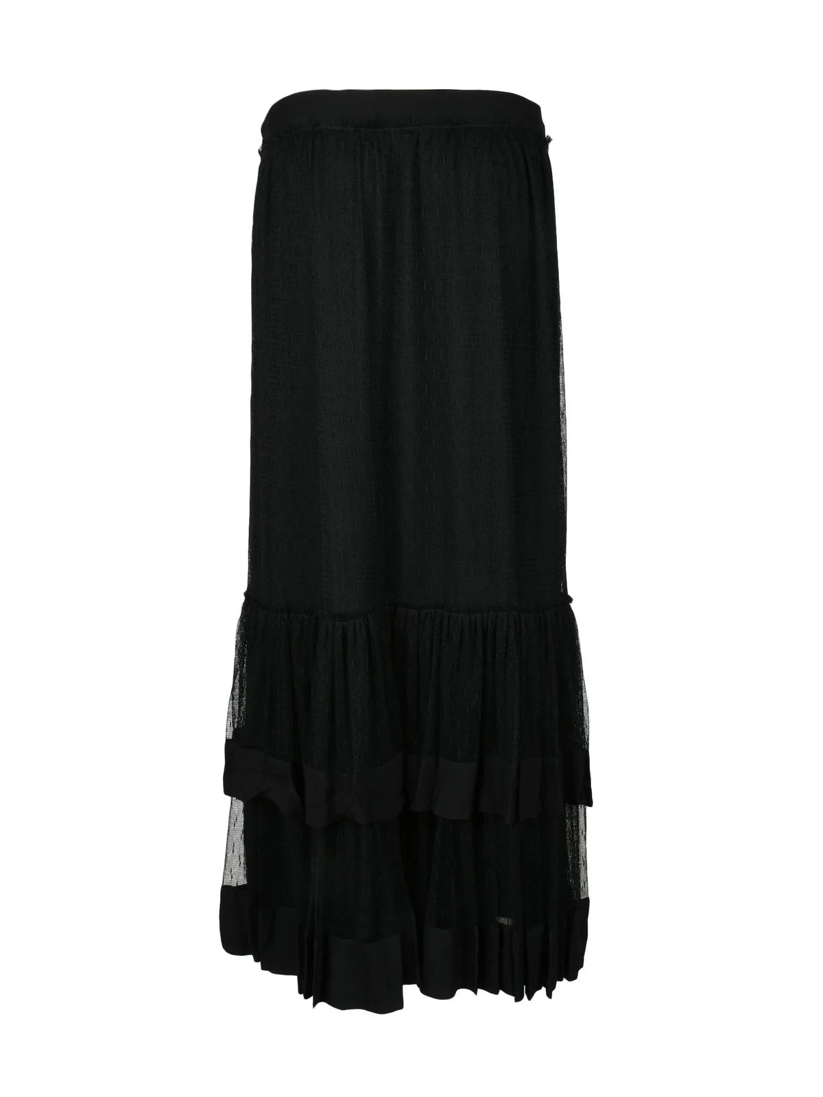 Black Viscose Skirt
