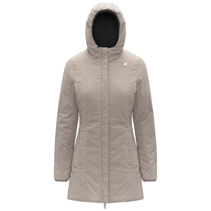 Reversible Three-Quarter Length Jacket in Black