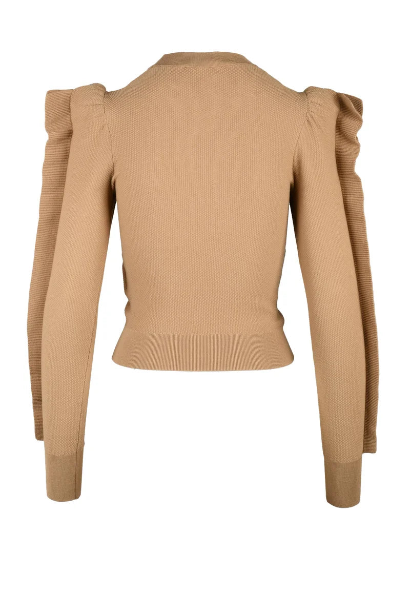 Knit Viscose/Polyester - Beige