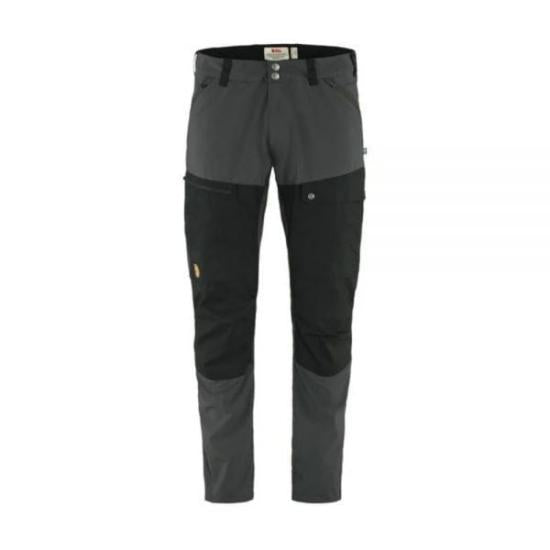 Two-Tone Straight-Fit Casual Pants