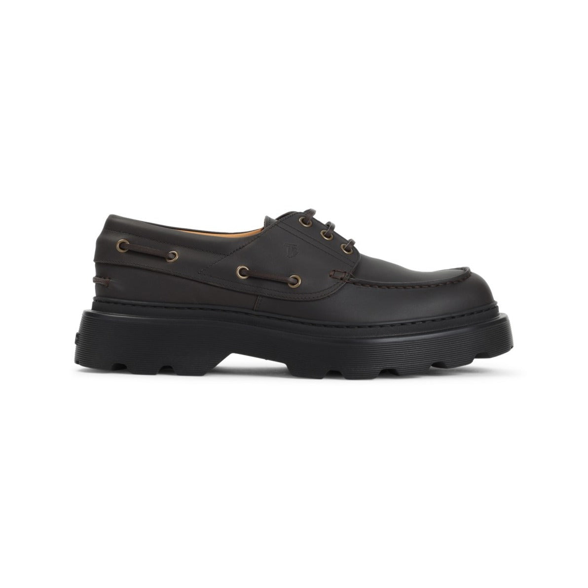 Classic Brown Leather Laced Shoes