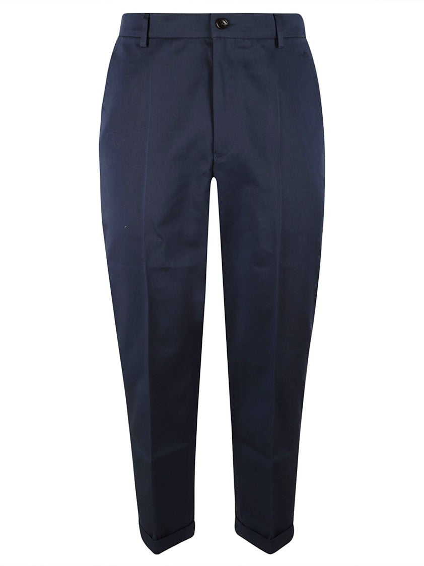 Tailored Fit Trousers With Classic Waistband