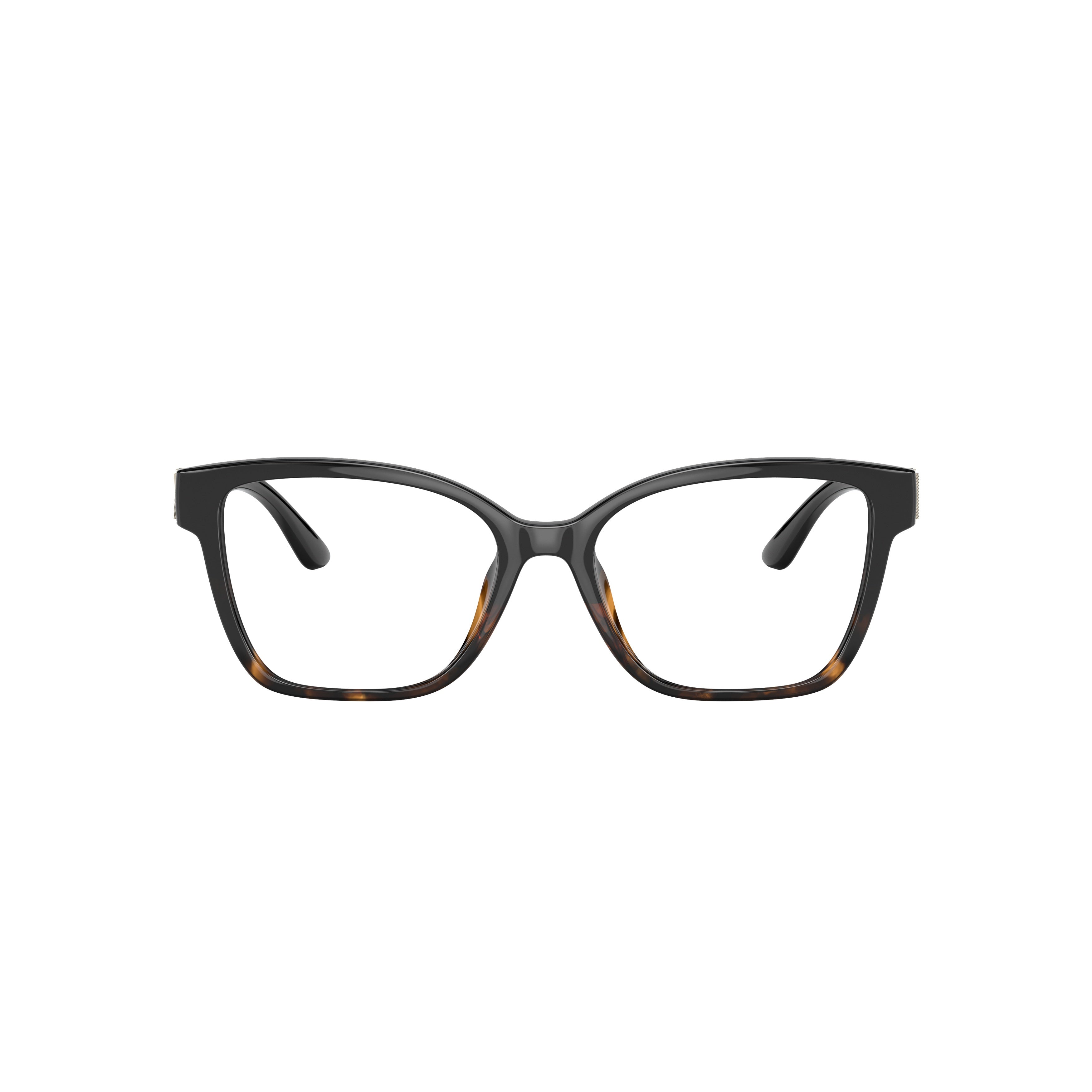 0mk4094u Bold Square Frame Eyeglasses with Glossy Finish