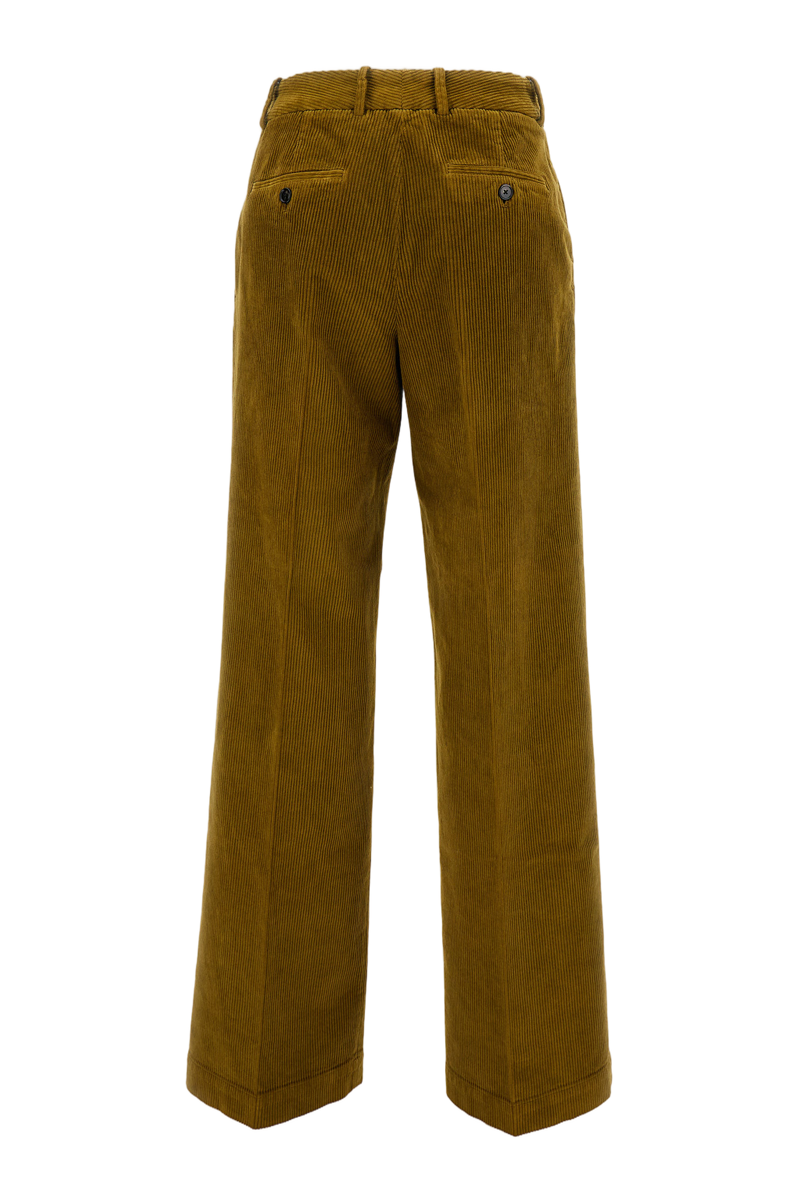 Tailored Brown Trousers With Clean Silhouette