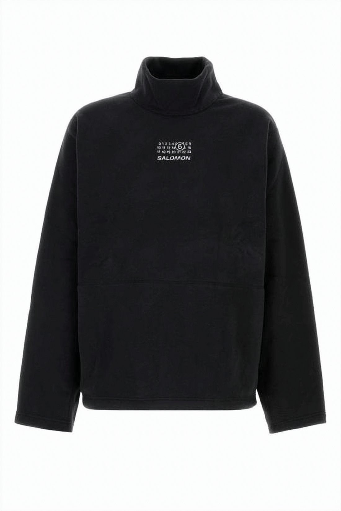 Boxy Cropped Black Turtleneck