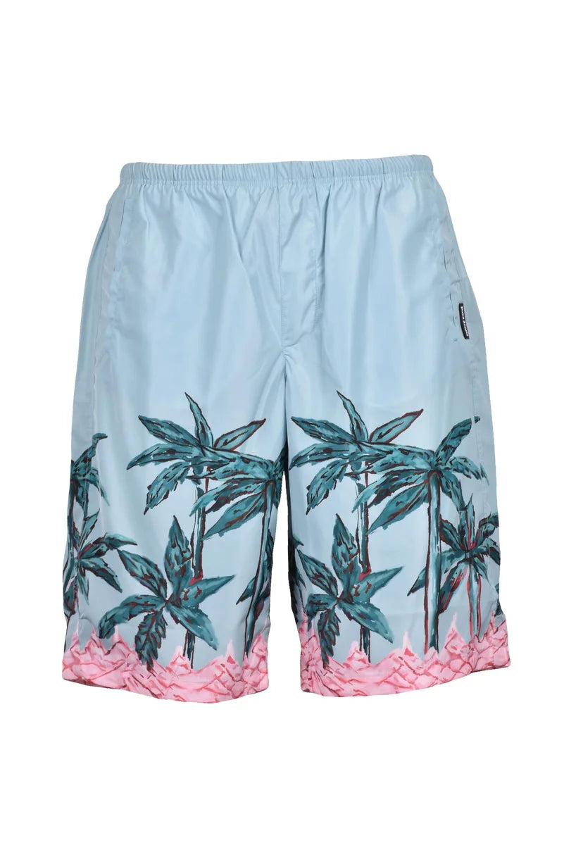 Nylon Shorts - Aqua Green