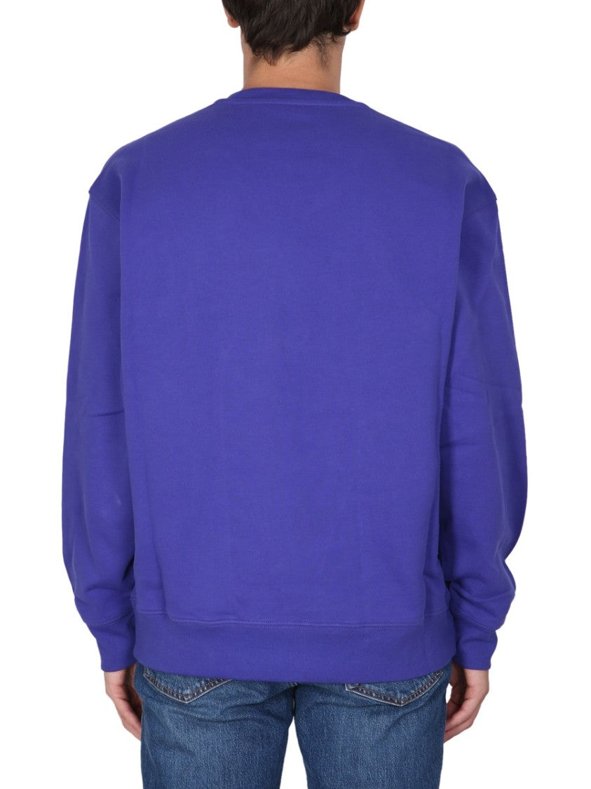 Relaxed Fit Purple Sweatshirt