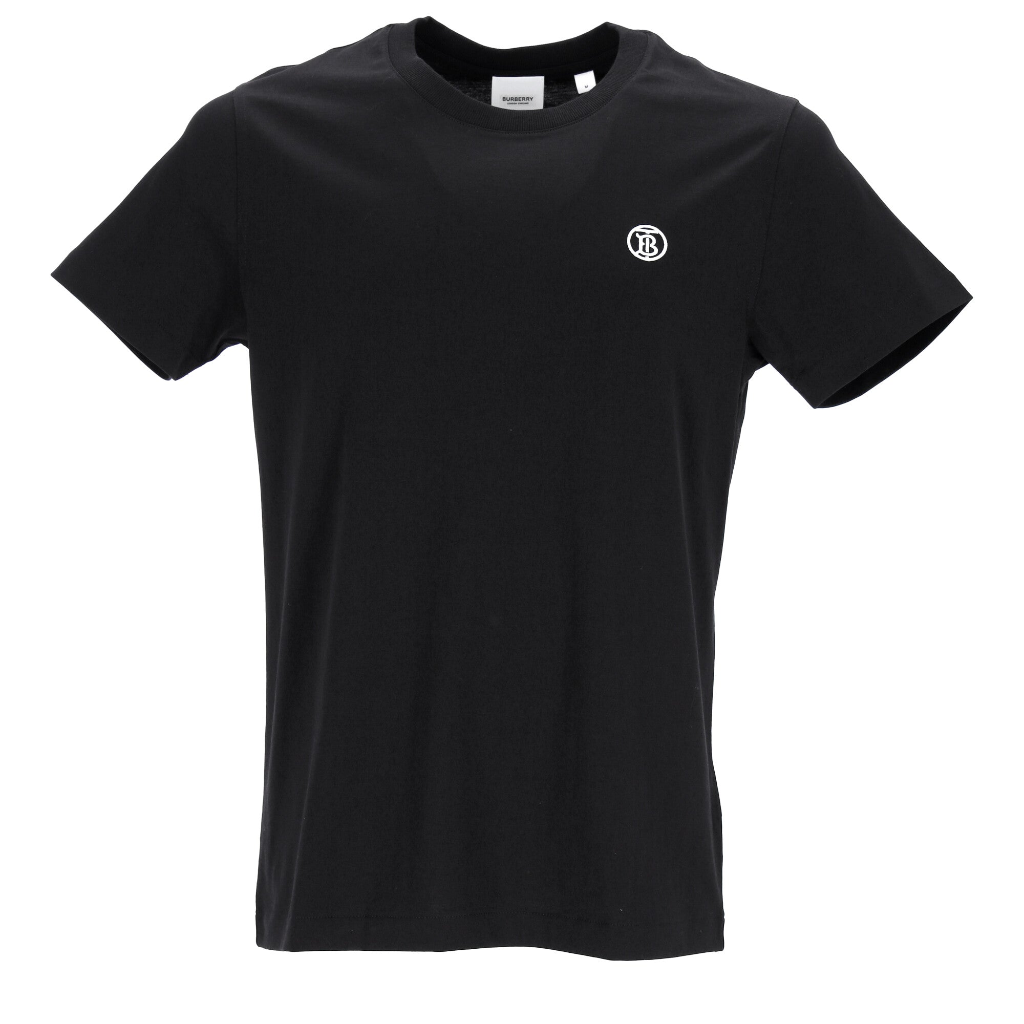 Logo Embroidered Black T-Shirt With Minimalist Aesthetic