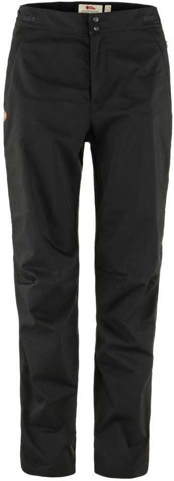 Black Straight-Leg Pants with Clean Finish