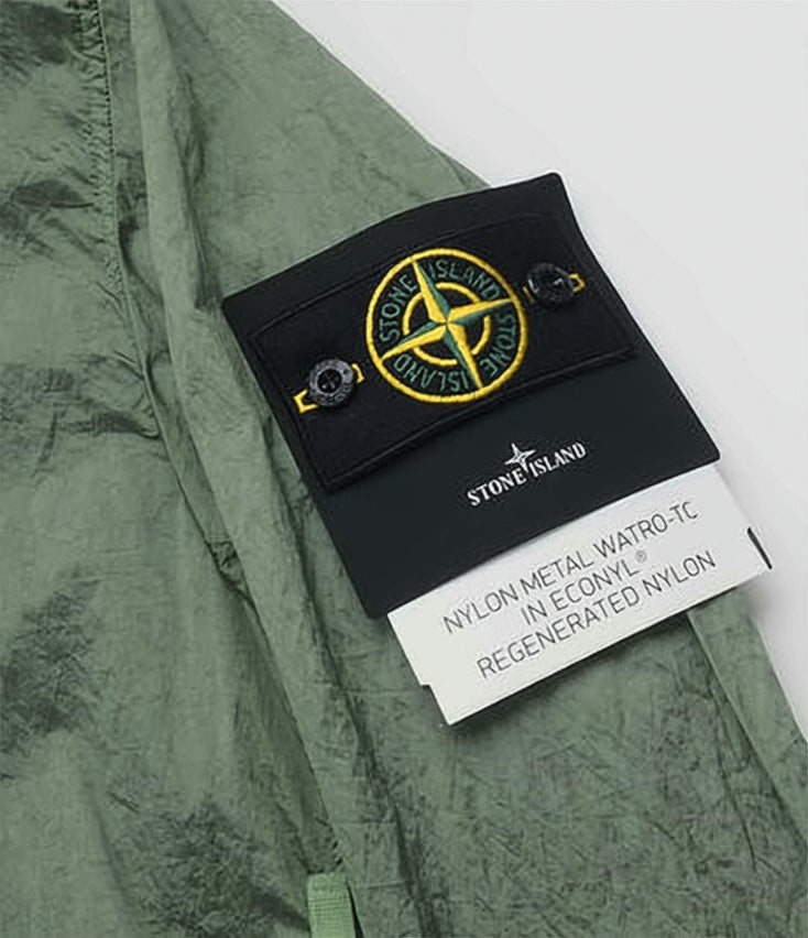 Lightweight Green Polyamide Utility Jacket