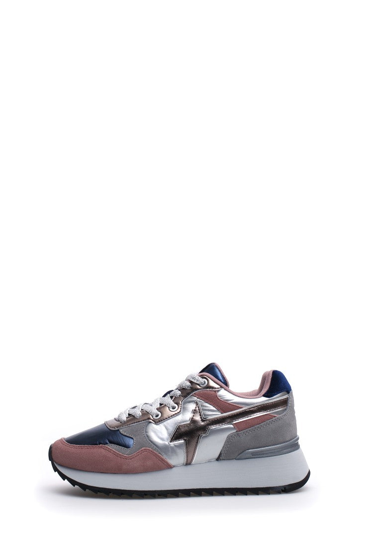 Technical Fabric And Eco Leather Sneaker