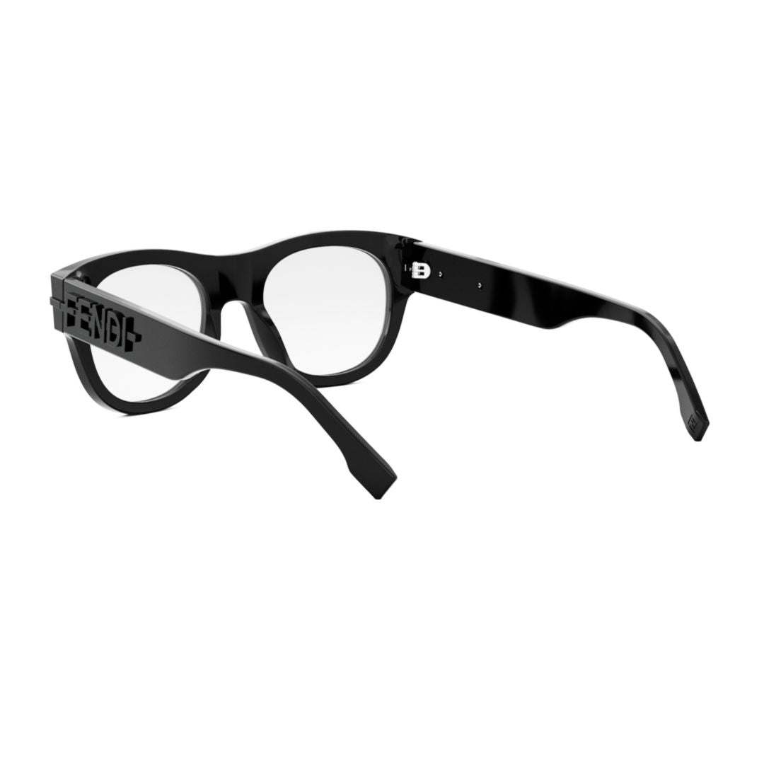 Fe50078i Bold Rectangular Acetate Sunglasses