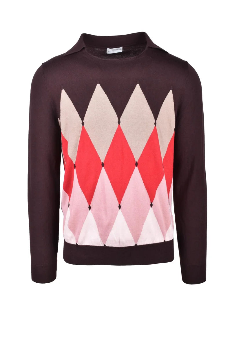 Classic Argyle Pattern Sweater by Ballantyne