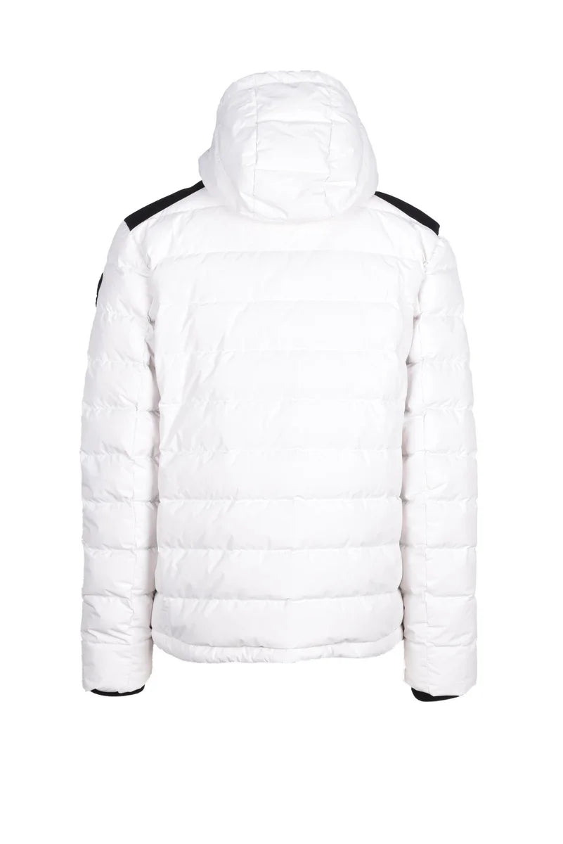 Down Jacket Polyester Down Zip - White