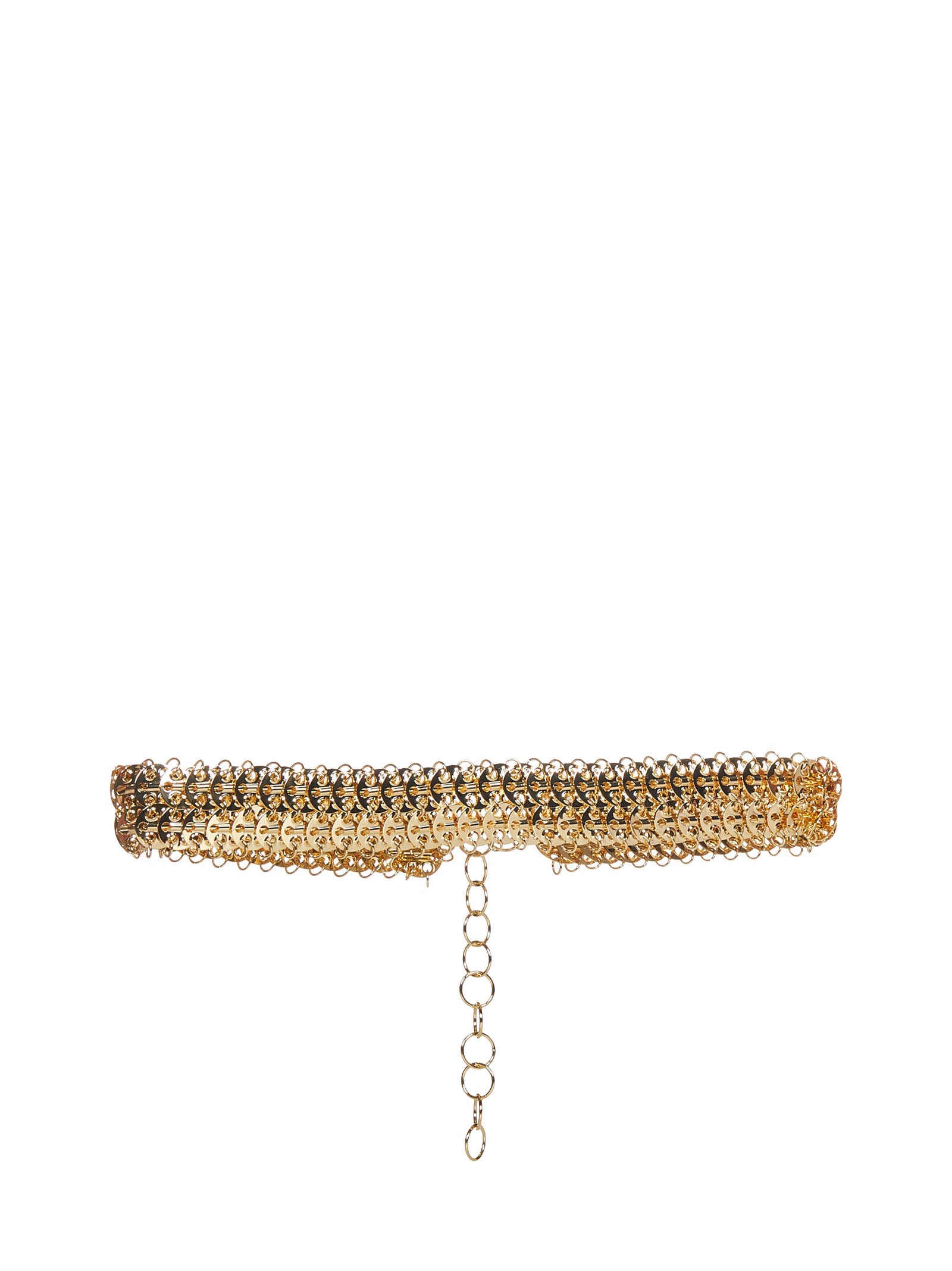 Interlinked Brass Chain Belt