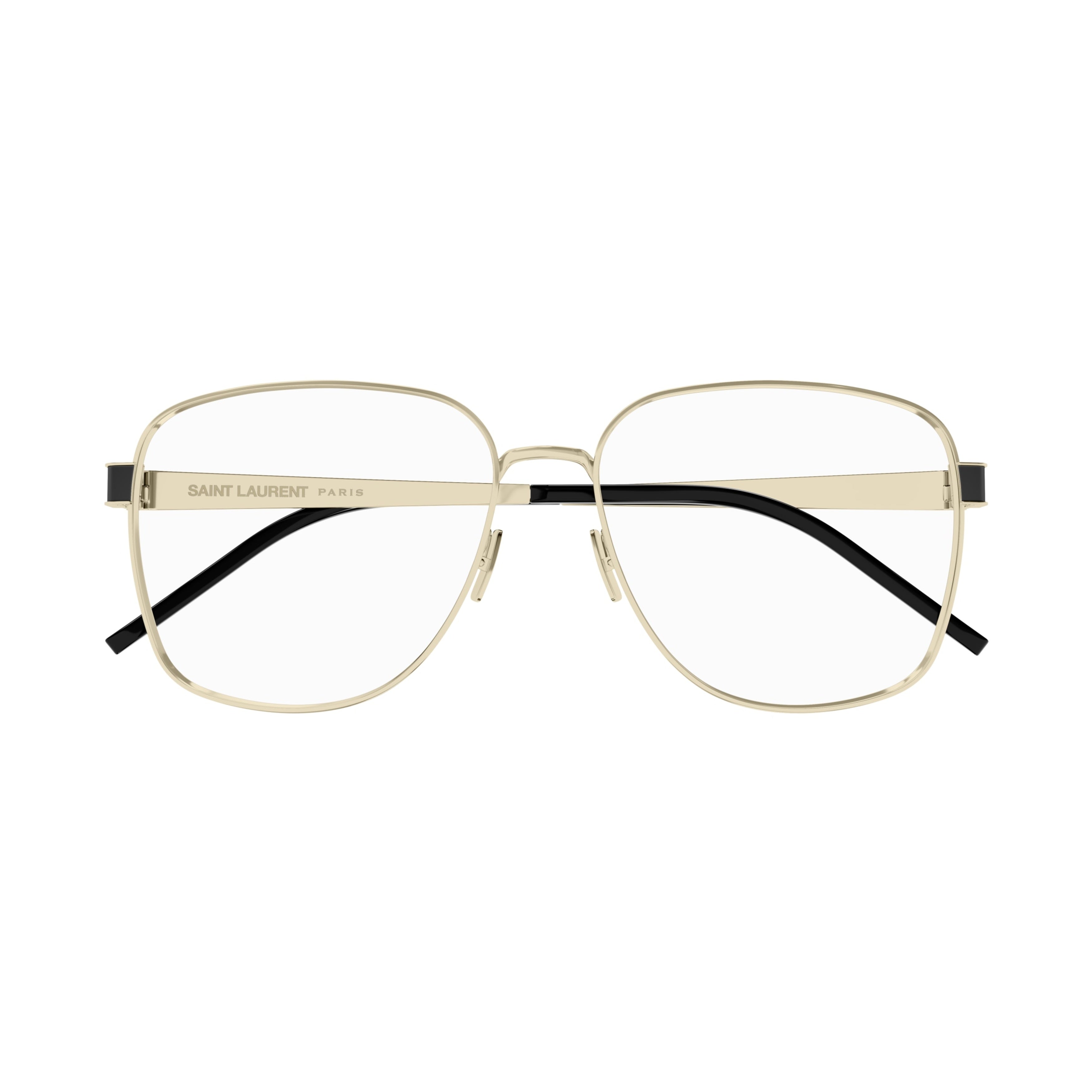 Square Shaped Gold-Toned Metal Frame Sunglasses