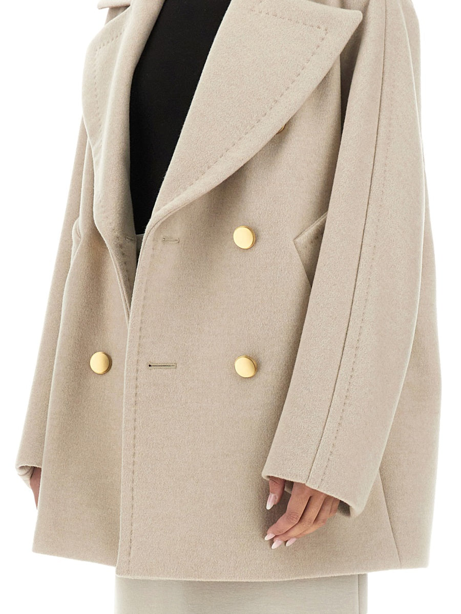 Regular Fit Cashmere Long Coat with Timeless Design