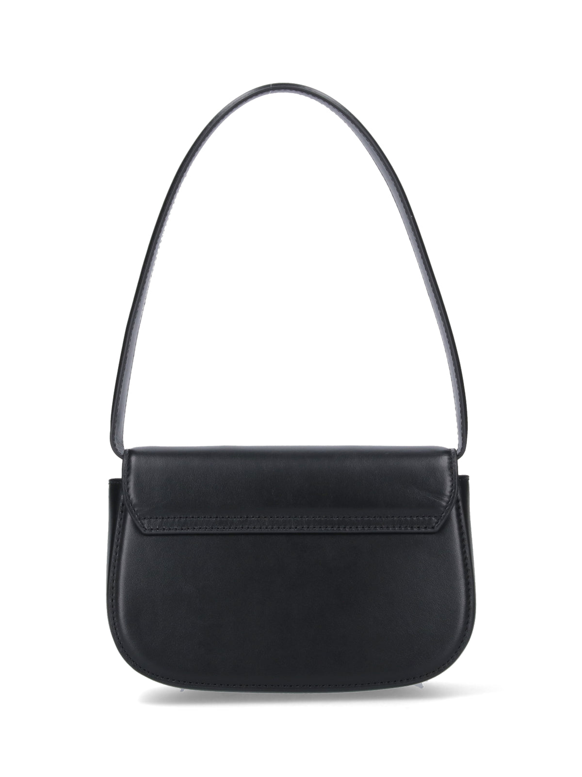 Shoulder Bag With Magnetic Flap Closure And Enamel Logo
