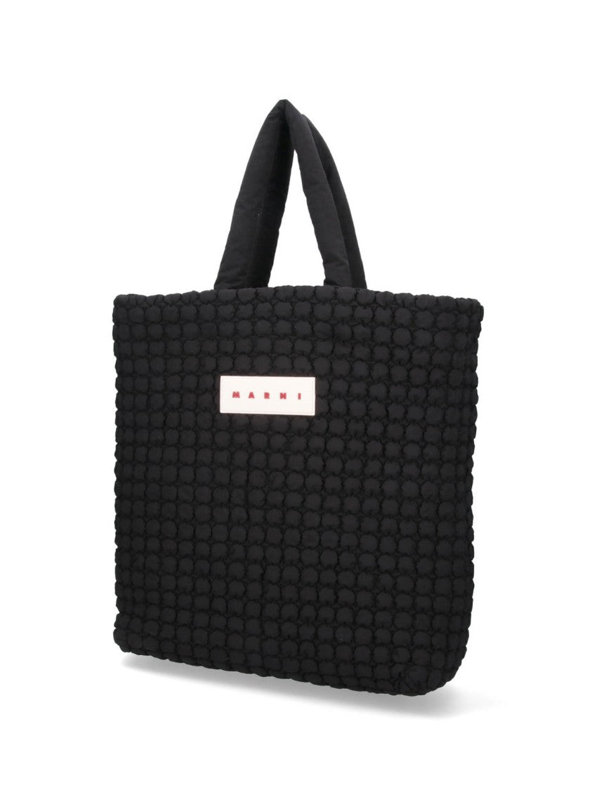"Puff" Tote Bag Black