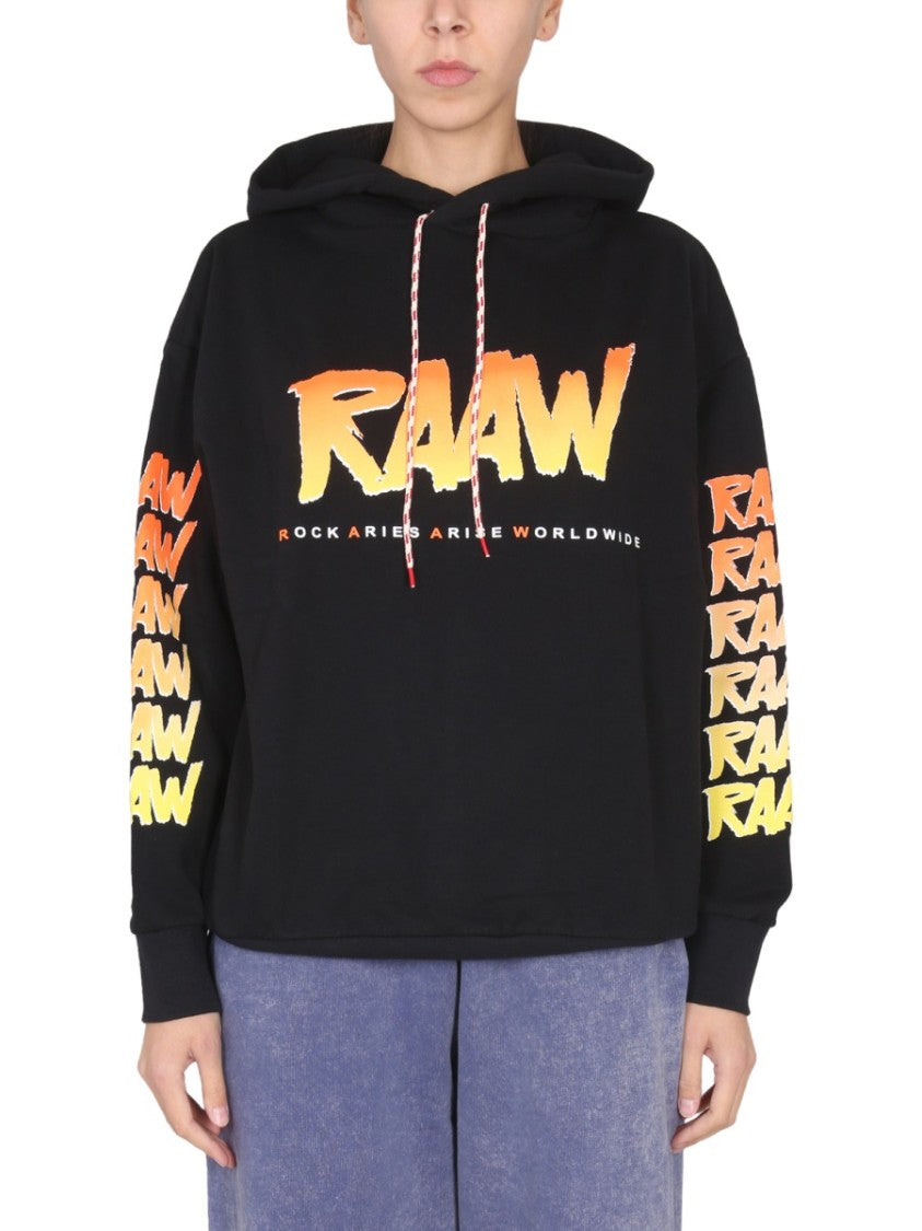 Gradient Logo Print Sweatshirt