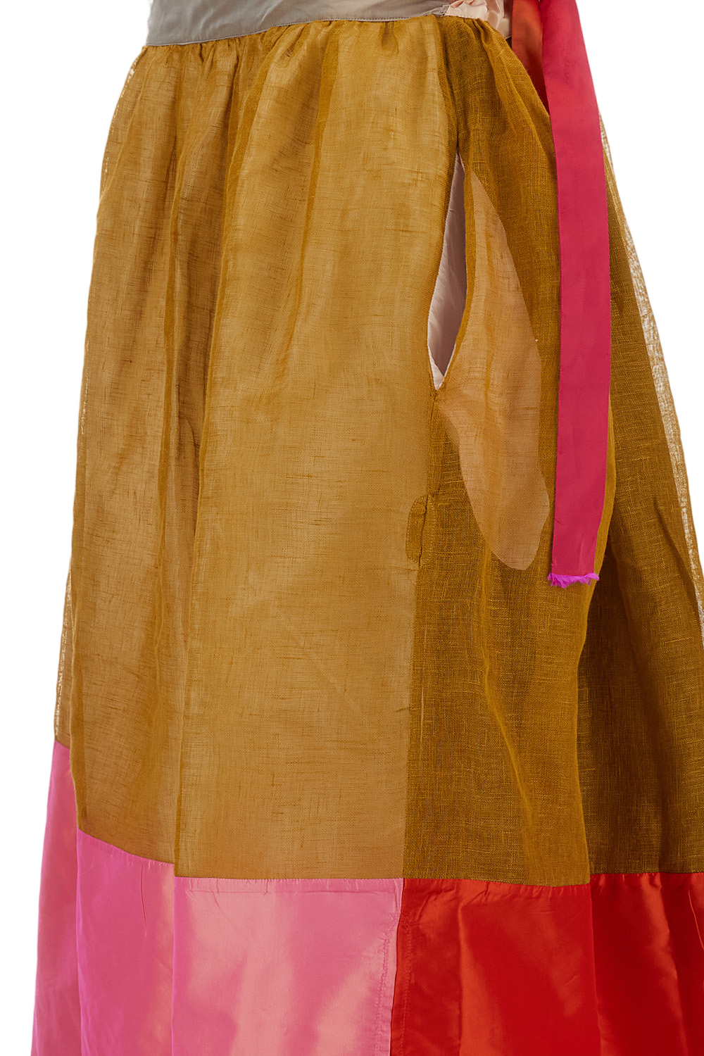 Multicolor Reversible Balloon Skirt