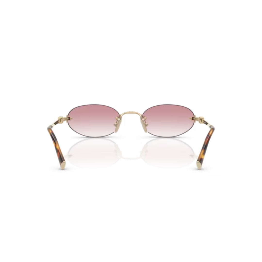 0mu A54s Oval Gradient Pink Sunglasses