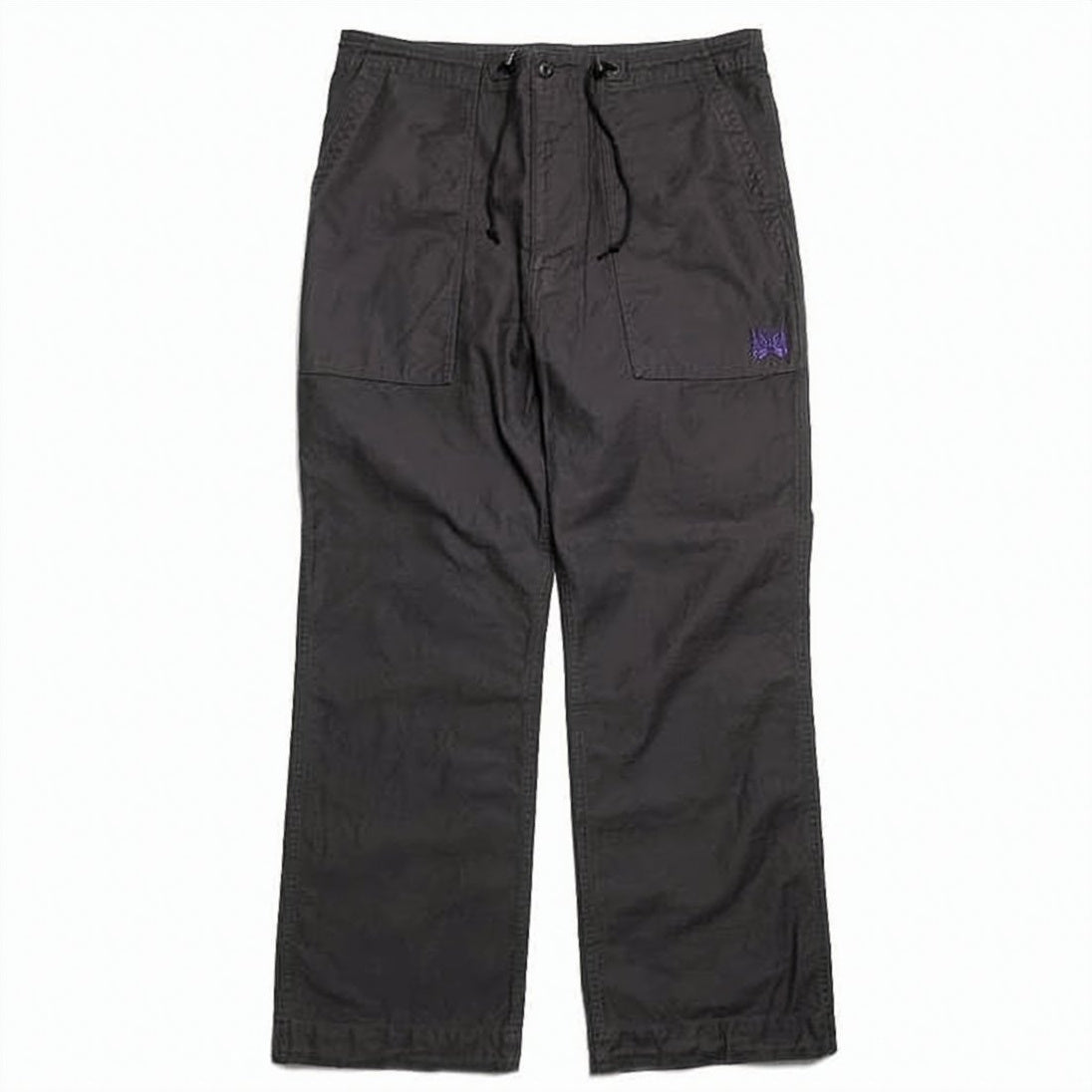 Straight-Leg Pants with Drawstring Waist