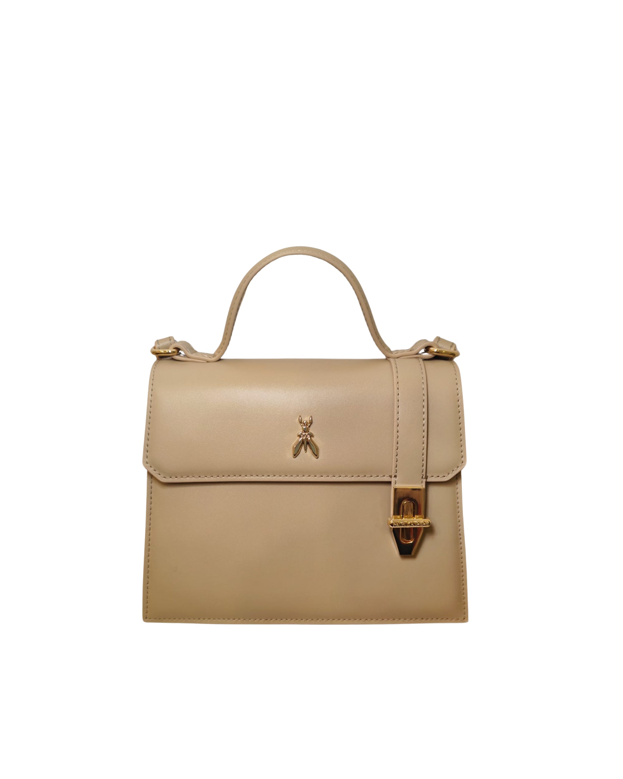 Sand Beige Top Handle Bag