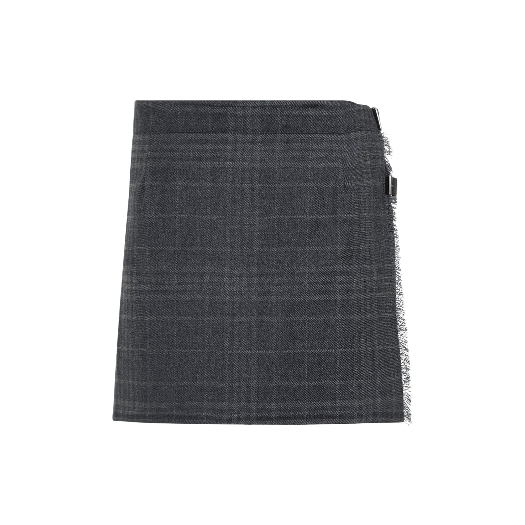 Classic Wrap Skirt With Pleated Detailing