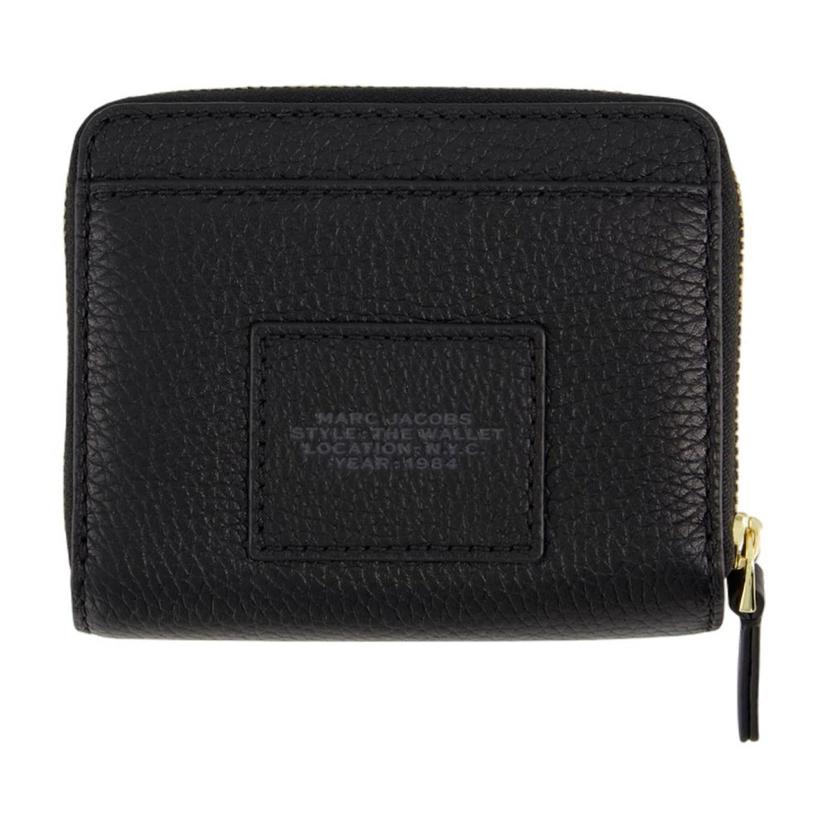 The Mini Compact Wallet - Leather - Black