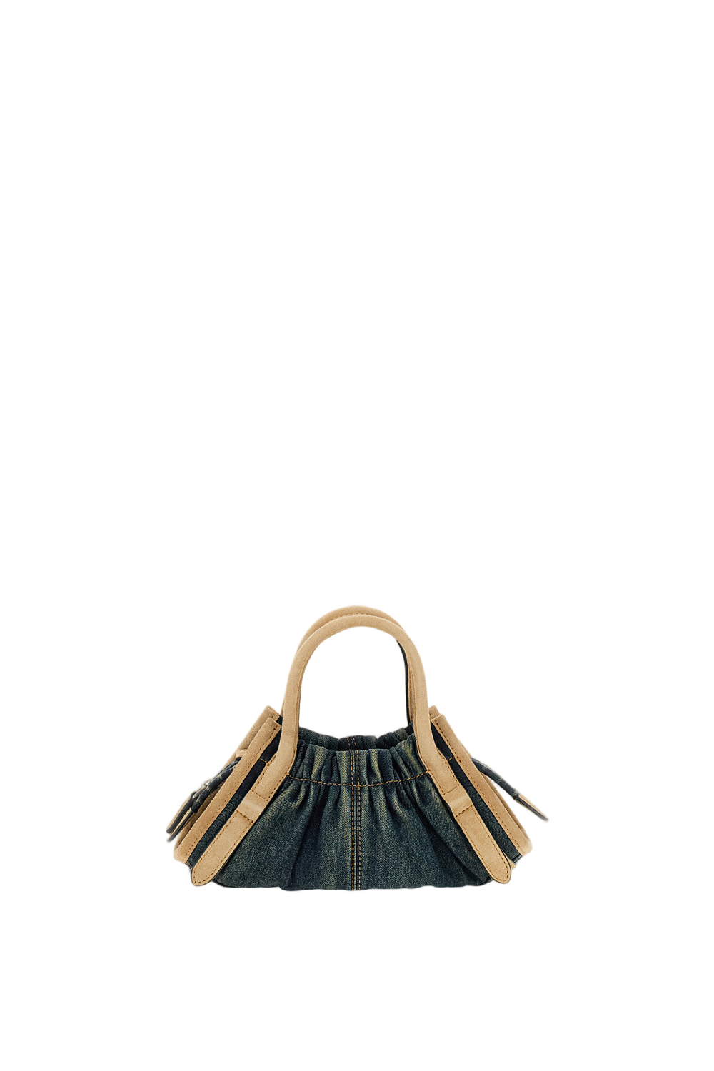 The Denim Suede Cristina Small Satchel