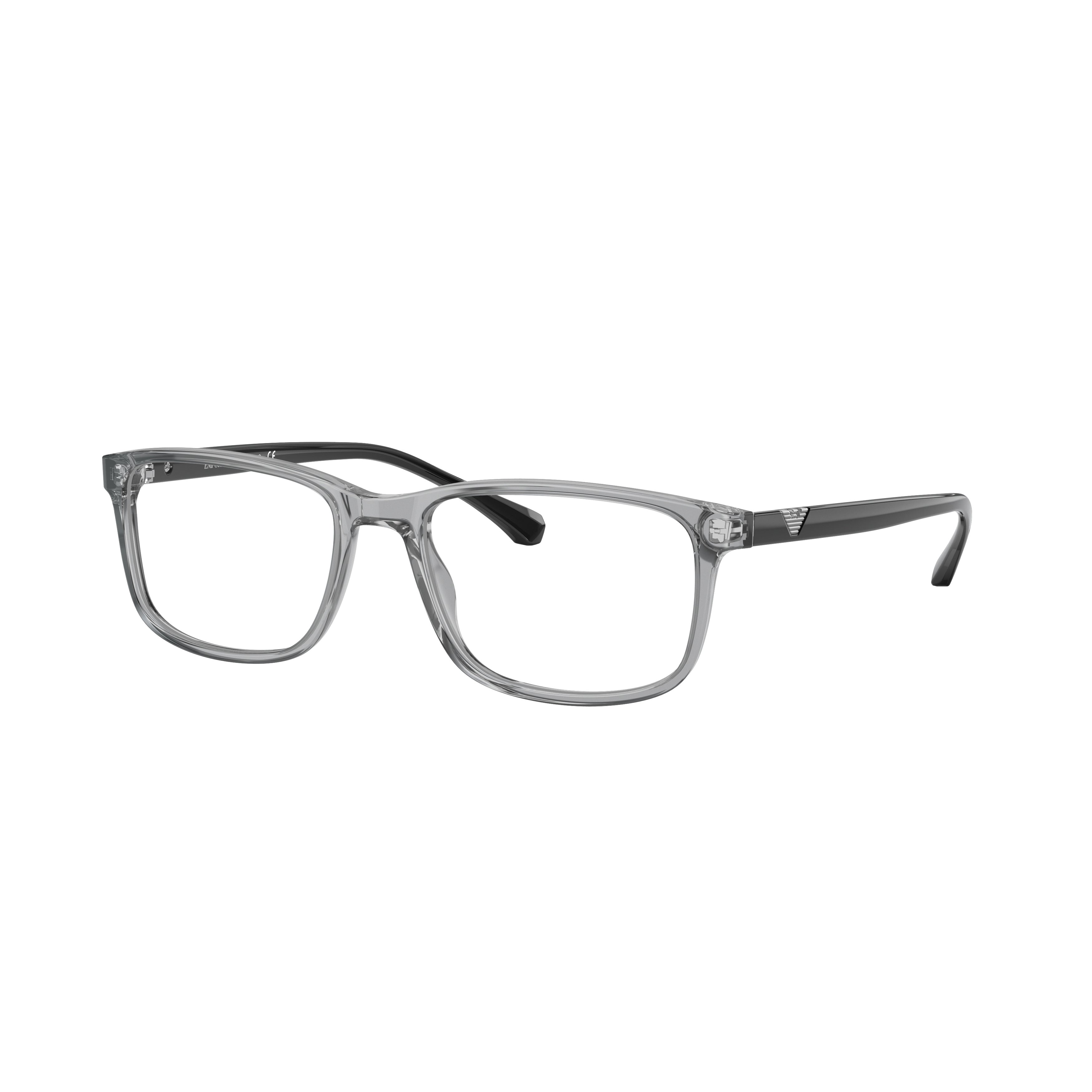 0ea3098 Translucent Grey Acetate Rectangular Eyeglasses
