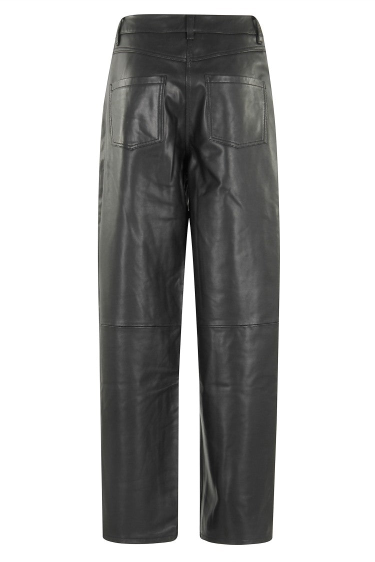 Cocoon Black Leather Pants