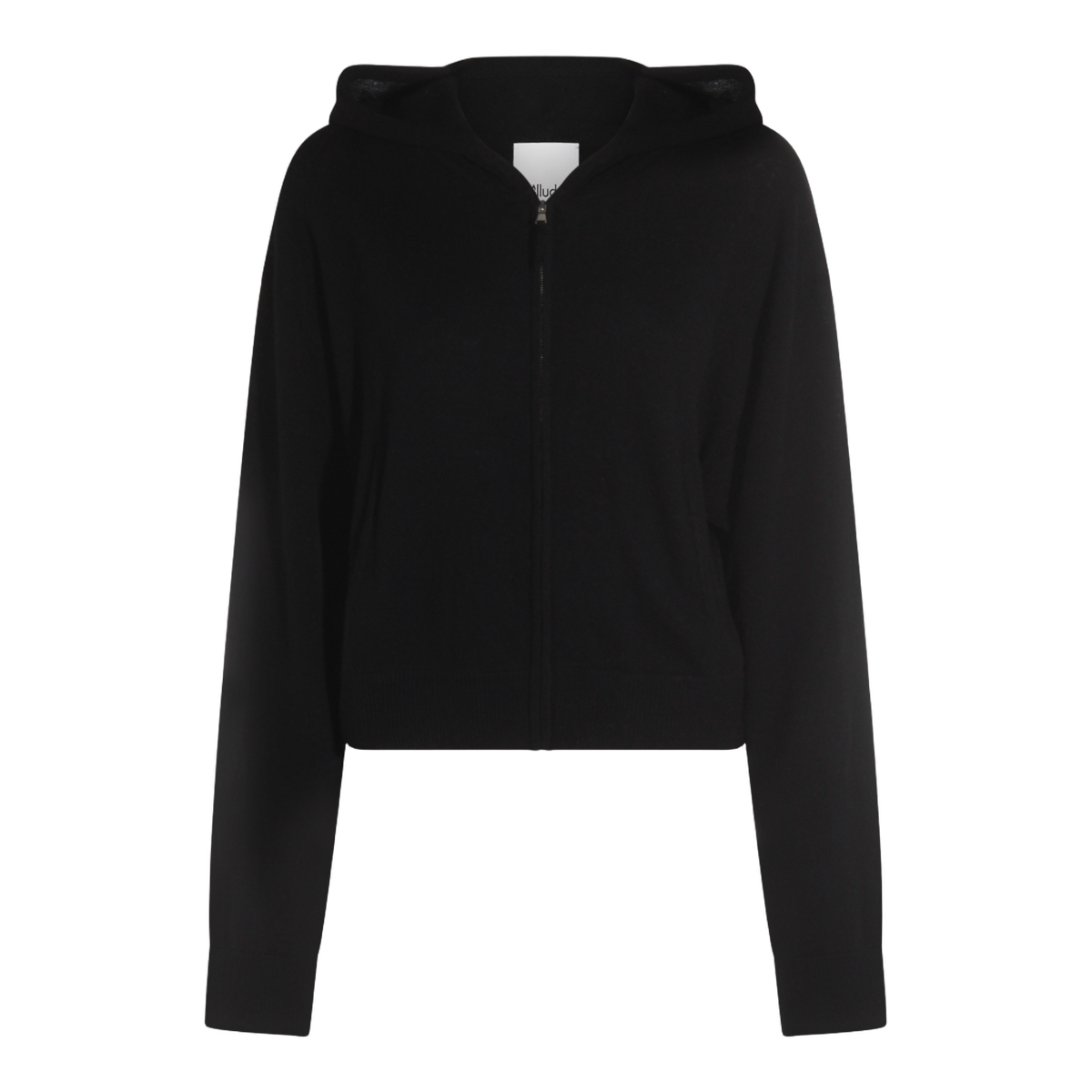 Zip-Up Hoodie Sweater with Relaxed Fit