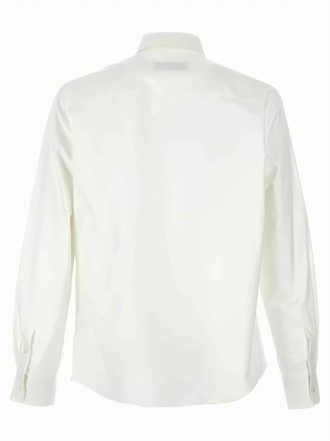 Classic Button-Up Shirt With Embroidered Detail