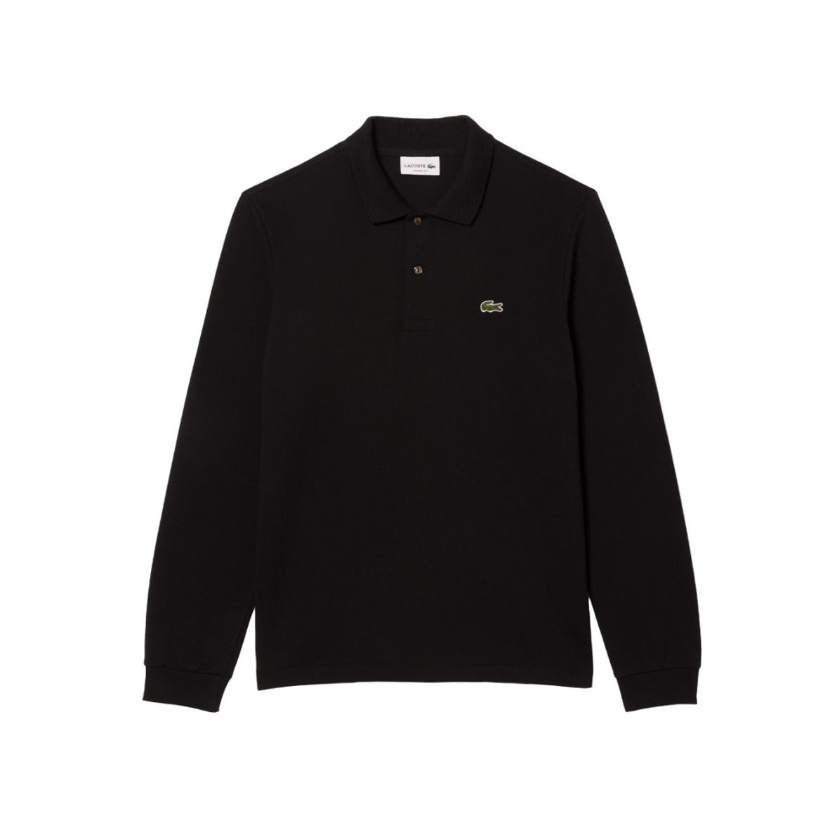 Black Long-Sleeved Polo