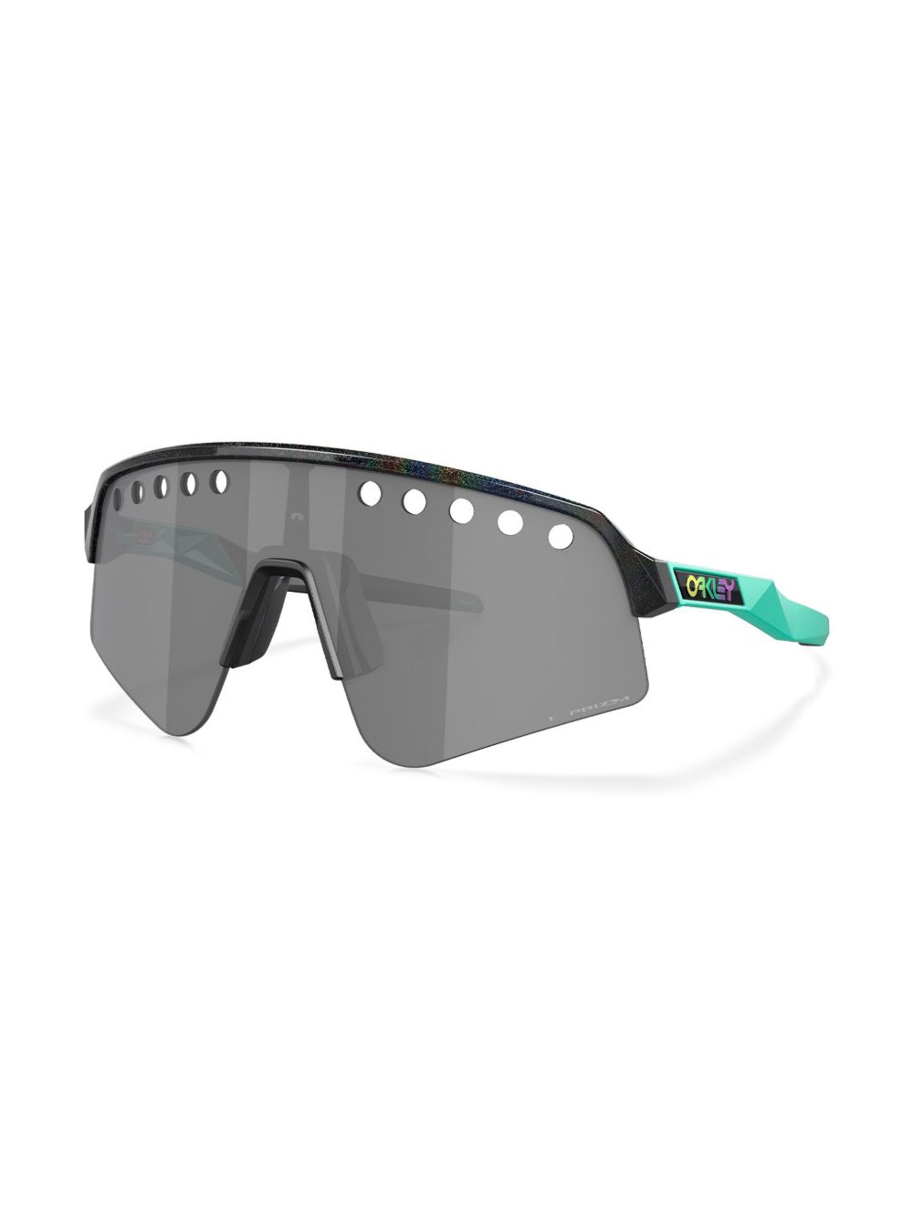 Oversized Wraparound Sunglasses With Sporty Frame Design